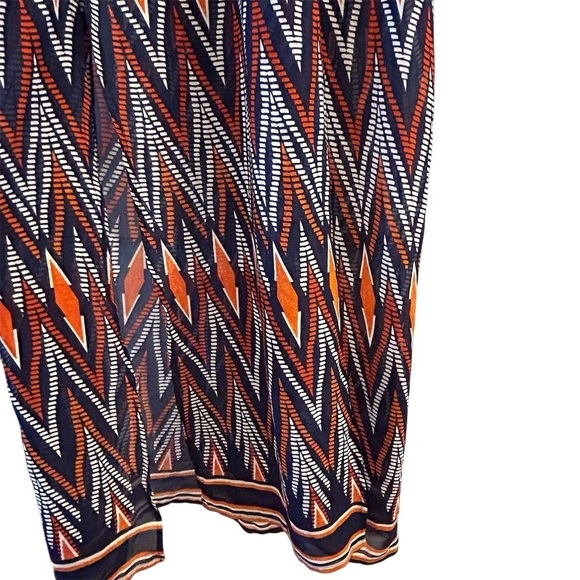 Violet Sky Women's Beach Cover Up L Multicolor Geometric Embroidered Trim - Picture 5 of 10
